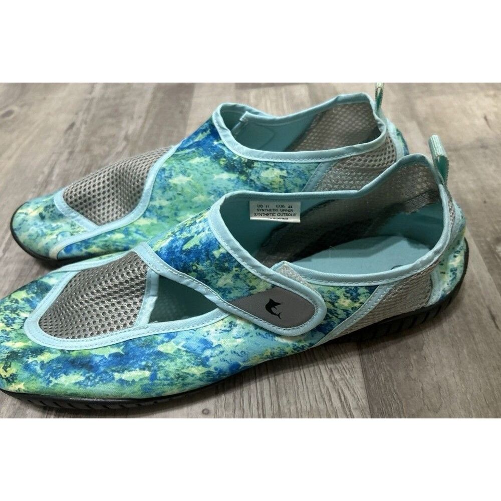 Men' Reel Legends Pool/Water Shoes slip ons Size 11 Mesh inserts Breathable